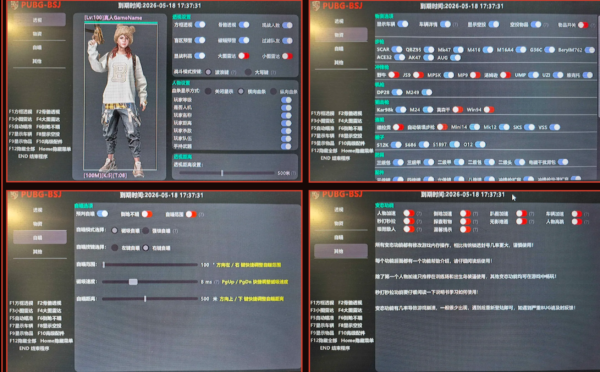 PUBG-BSJ 跳躍飛天 車輛加速 無隱遁地 隔牆取物 中文菜單